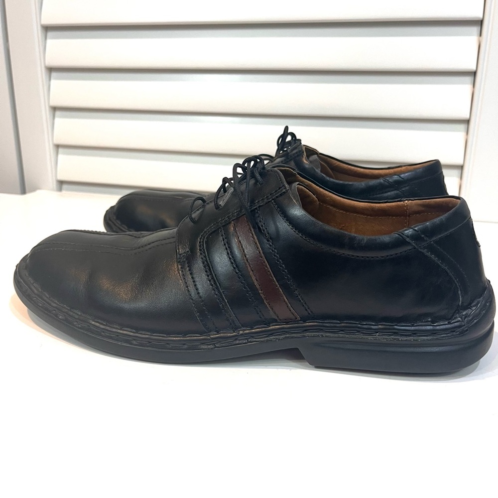 Josef SEIBEL Vigo Bicycle Toe Black Leather Oxford